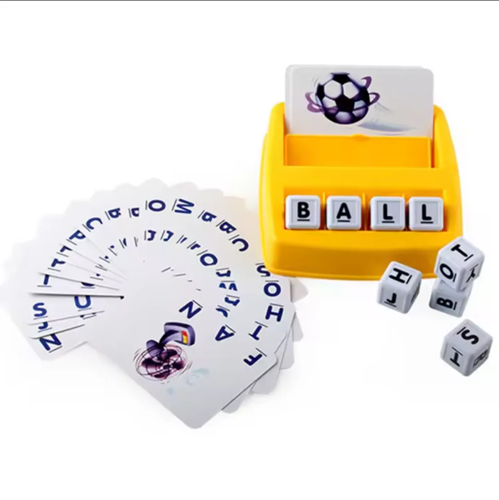 Educational Letter and Number Match Toys Game Preschool Toys Set Word Learning Games Letter Card Board
