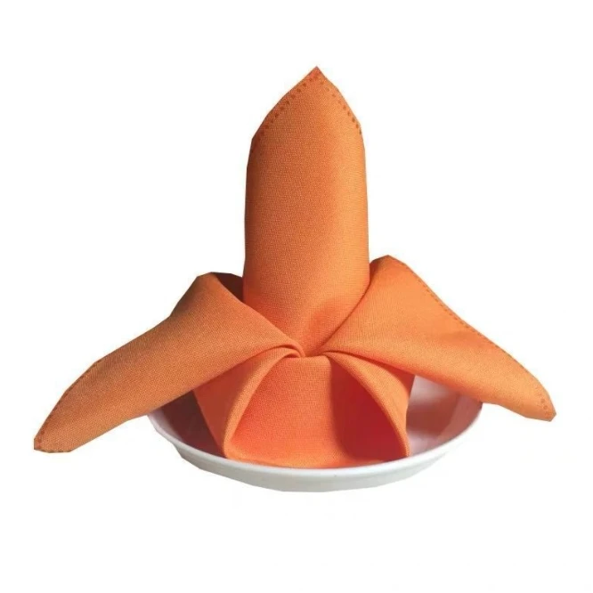 Colorful Cloth Napkins Washable Wholesale Polyester Fabric Table Napkin For Hotel And Restaurant