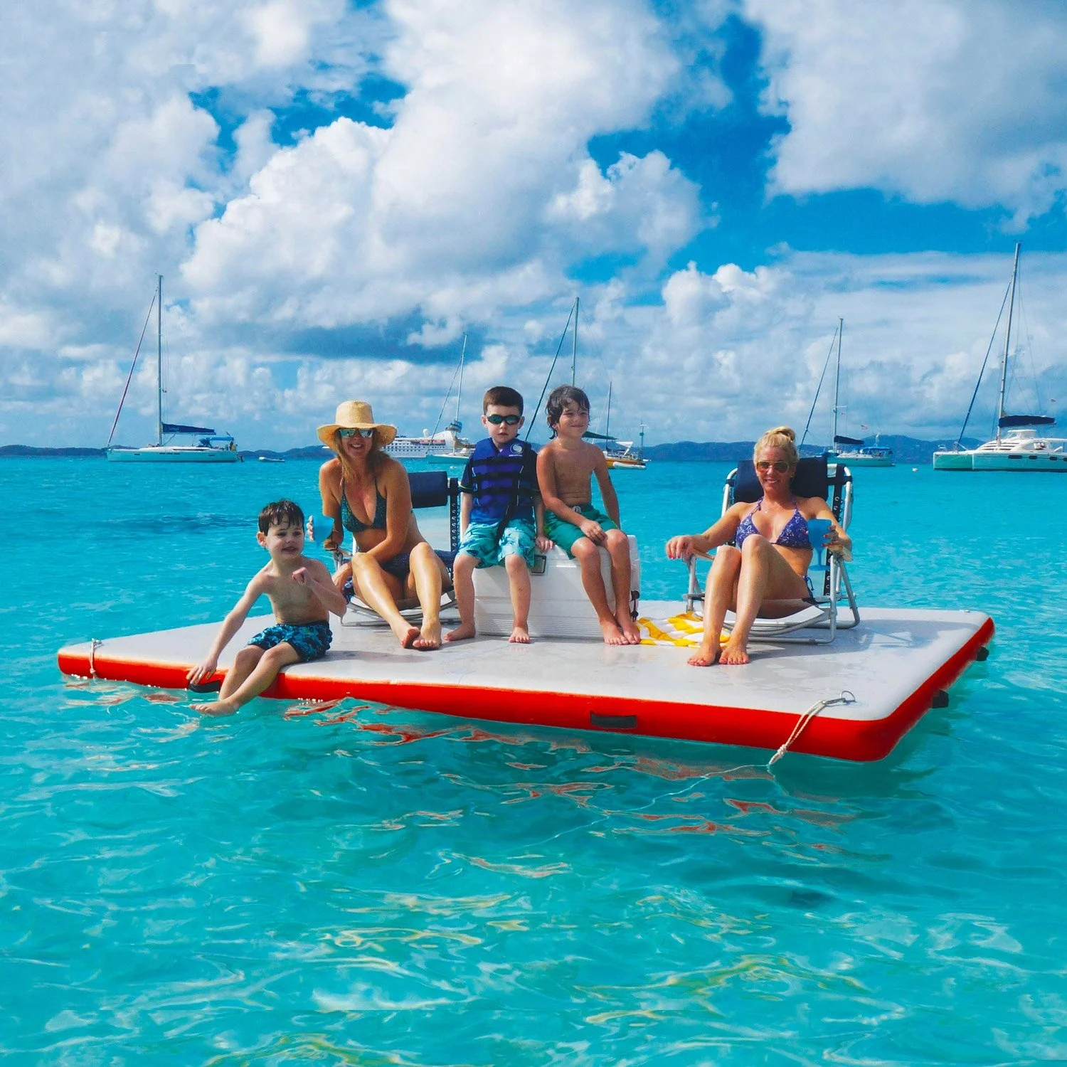 Hot Sale High Quality Custom Color Wholesale Inflatable dock Inflatable platform