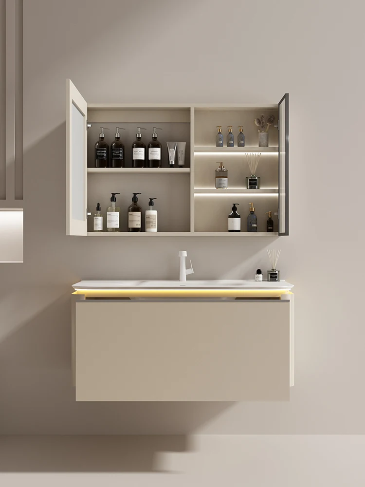 Wholesale Fine Quality Mounted Simple Design Bathroom Vanity Cabinet Set Smart Toilet Cabinet Bathroom