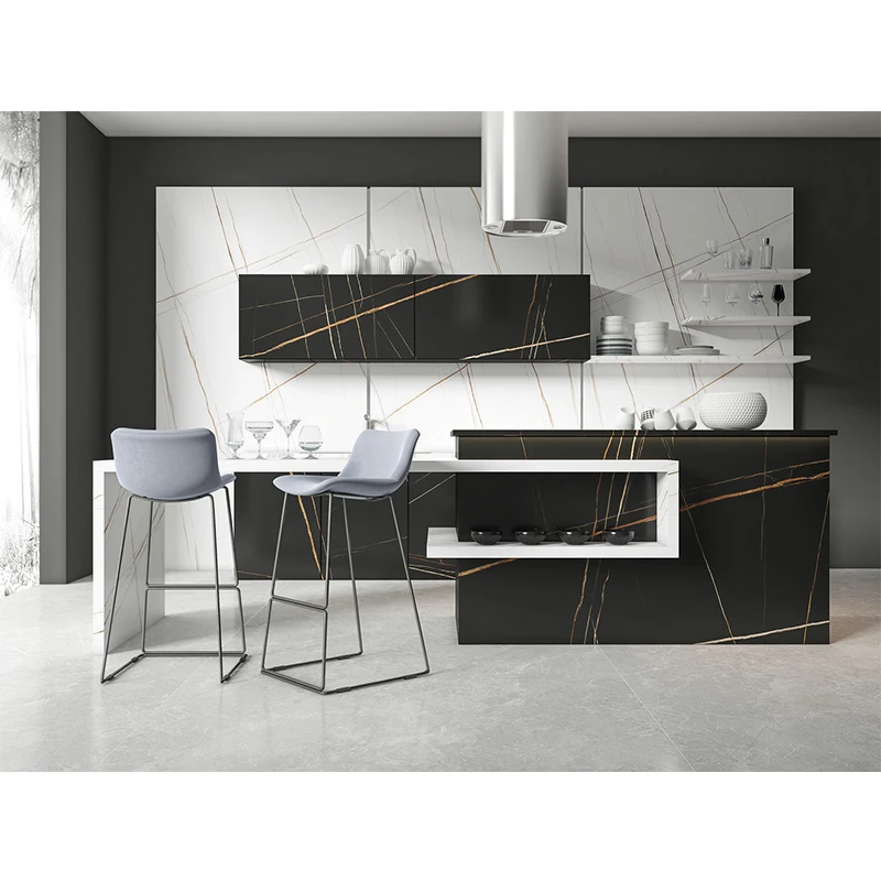 3MM Thin Wall Tiles Sheets Flexible Stone Veneer for Wardrobe Wall Sintered Stone Slab