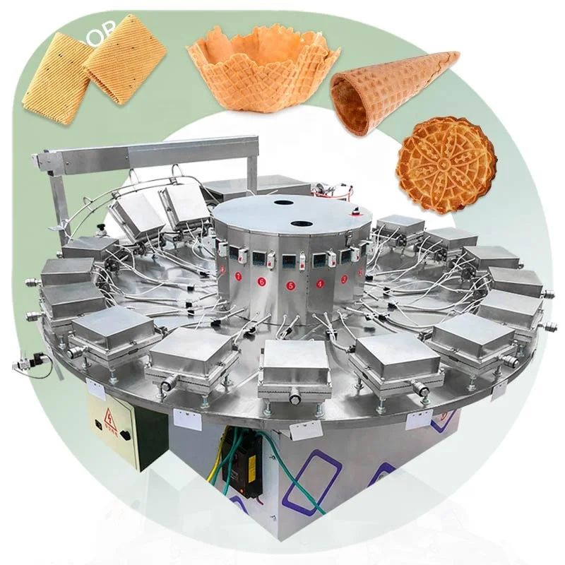 Chocolate Banana Stick Stroopwafel Food Waffle Potato Chip Ice Pop Iron Machine for Dutch Malaysia