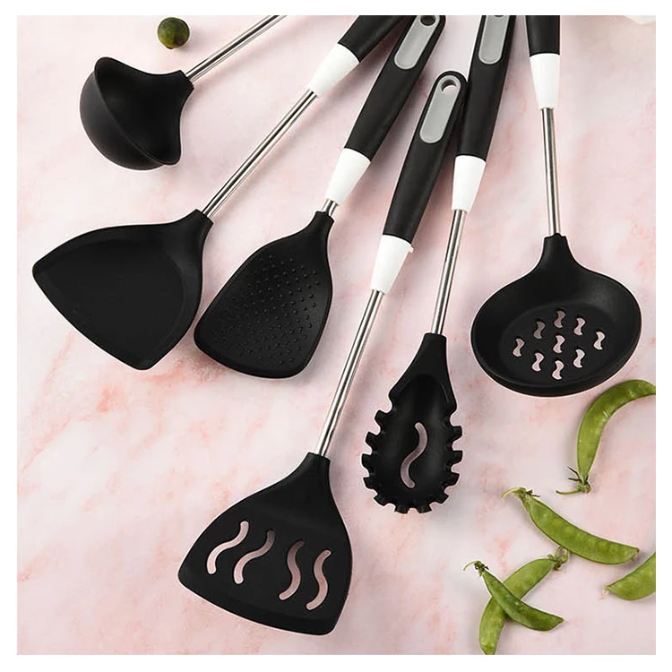 Высококачественная посуда из нержавеющей стали для кемпинга кухонная утварь наборы 7 предметов с полкой хранения