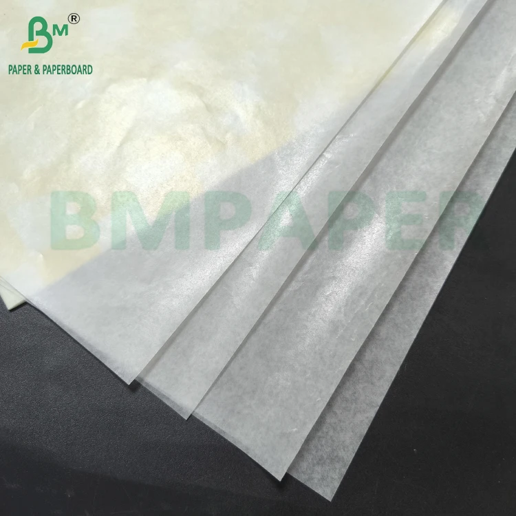 Double Side Waxed Paper White Color 40g 45g Non-sticking for Wrapping Food