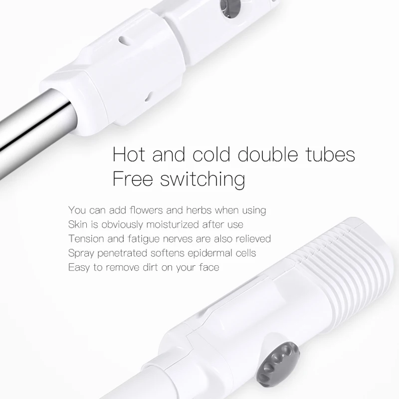 Wholesale 2 in 1 Hot And Cold Face Steamer Professional Vaporizer Ozone Facial SteamerHot sale products Face Steamer With Stand