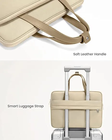 360 Protective Laptop Shoulder Bag Water-Resistant Laptop Carrying Case with Keyboard Case