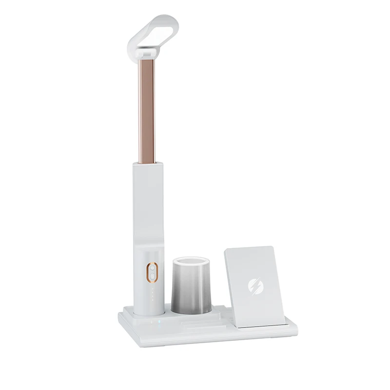 Multifunctional Magnetic Folding Table Lamp 15W Wireless Charger Desk Lamp with Pen Holder Eye Protection No Blu-ray Book Lamp
