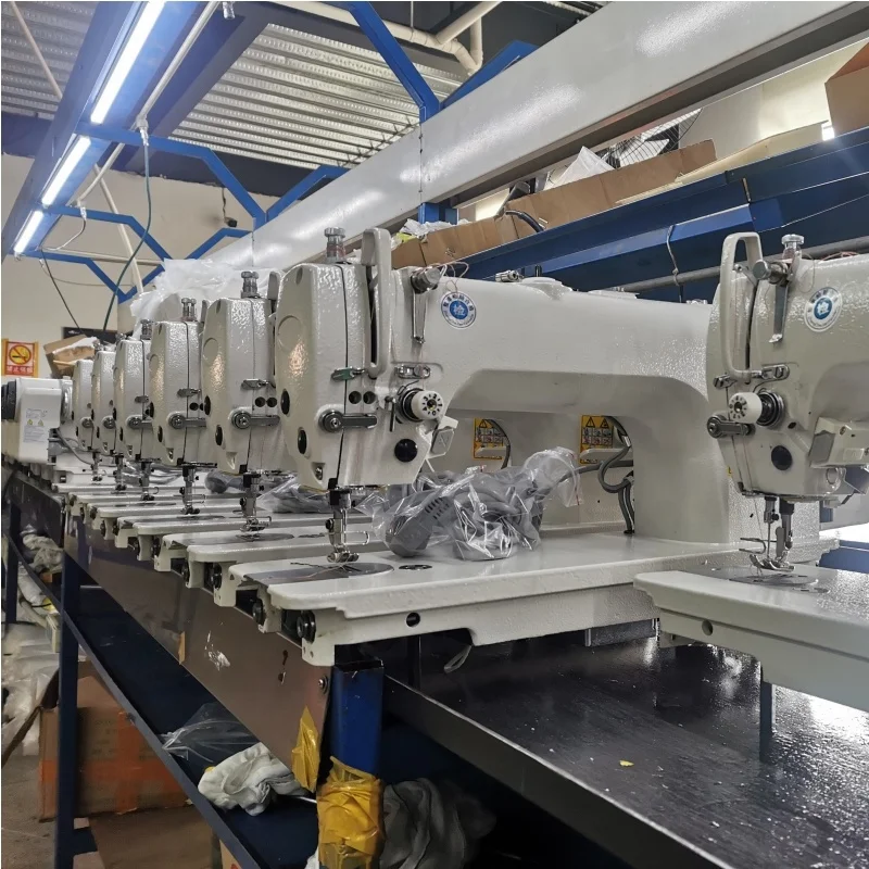 JK7903DN-4 Industrial computerized direct drive needle feed lockstitch sewing machine fully automatic