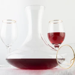 hotel home wholesale factory price 1.5L red wine decanter glass decanter bottles