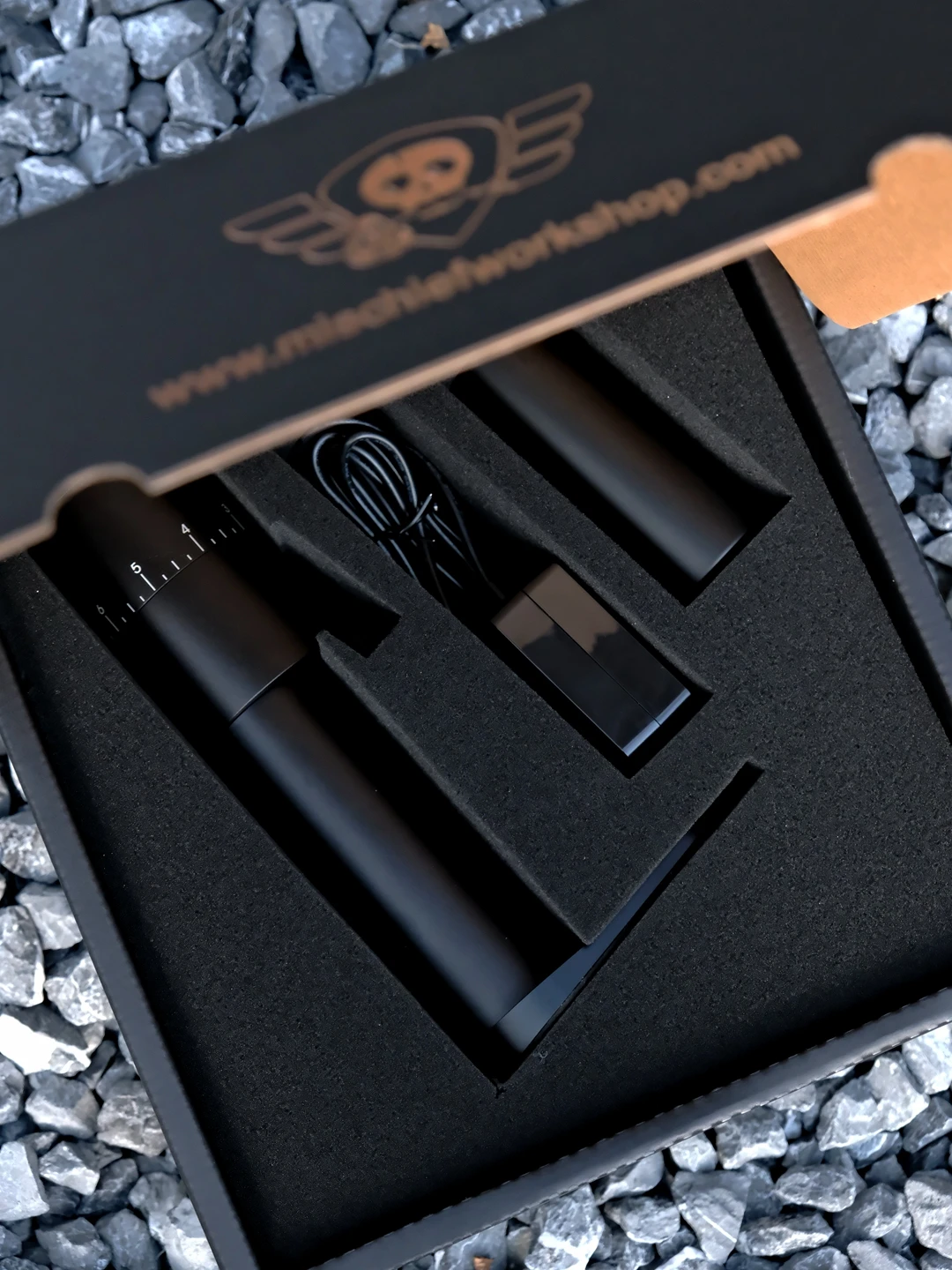 Mischief Workshop Black Electric Coffee Grinder 38mm Burr Household Coffee Bean Grinder Coffee Miller Grinder Espresso 110V 220V
