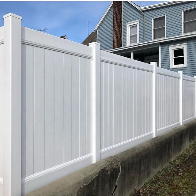 Privacy PVC Fence for Garden Picket Top Vinyl Fentech White Fencing, Trellis & Gates Plastic Nature Pressure Treated Wood Type