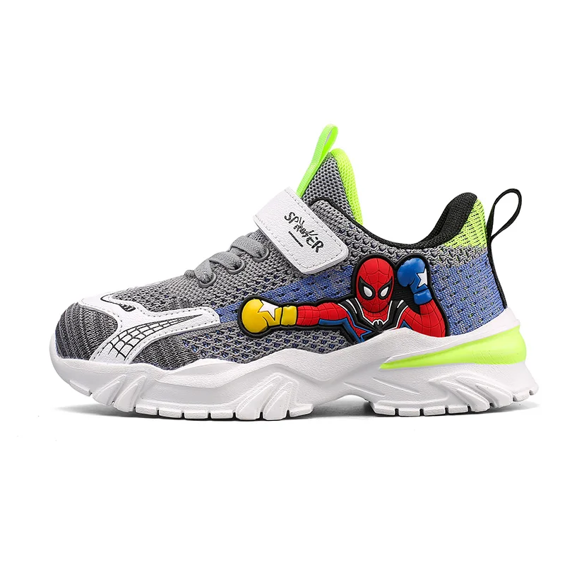 Fashion Kid Sneakers 2021 New Casual Walking Shoes Buckle Strap Sports Running Shoes For Boys