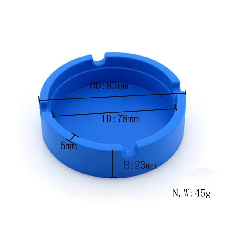 Ashtrays Molds Custom Smoking Silicone Portable Ash Tray Car Pocket Custom Cigar Ashtray