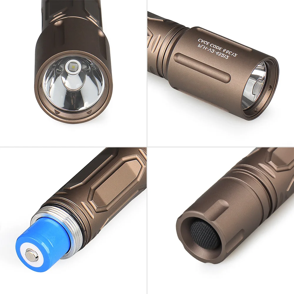 2024 New Sell PLH/V2 Tactical Flashlight Handheld Flashlight Use 18650 Battery 15-0161