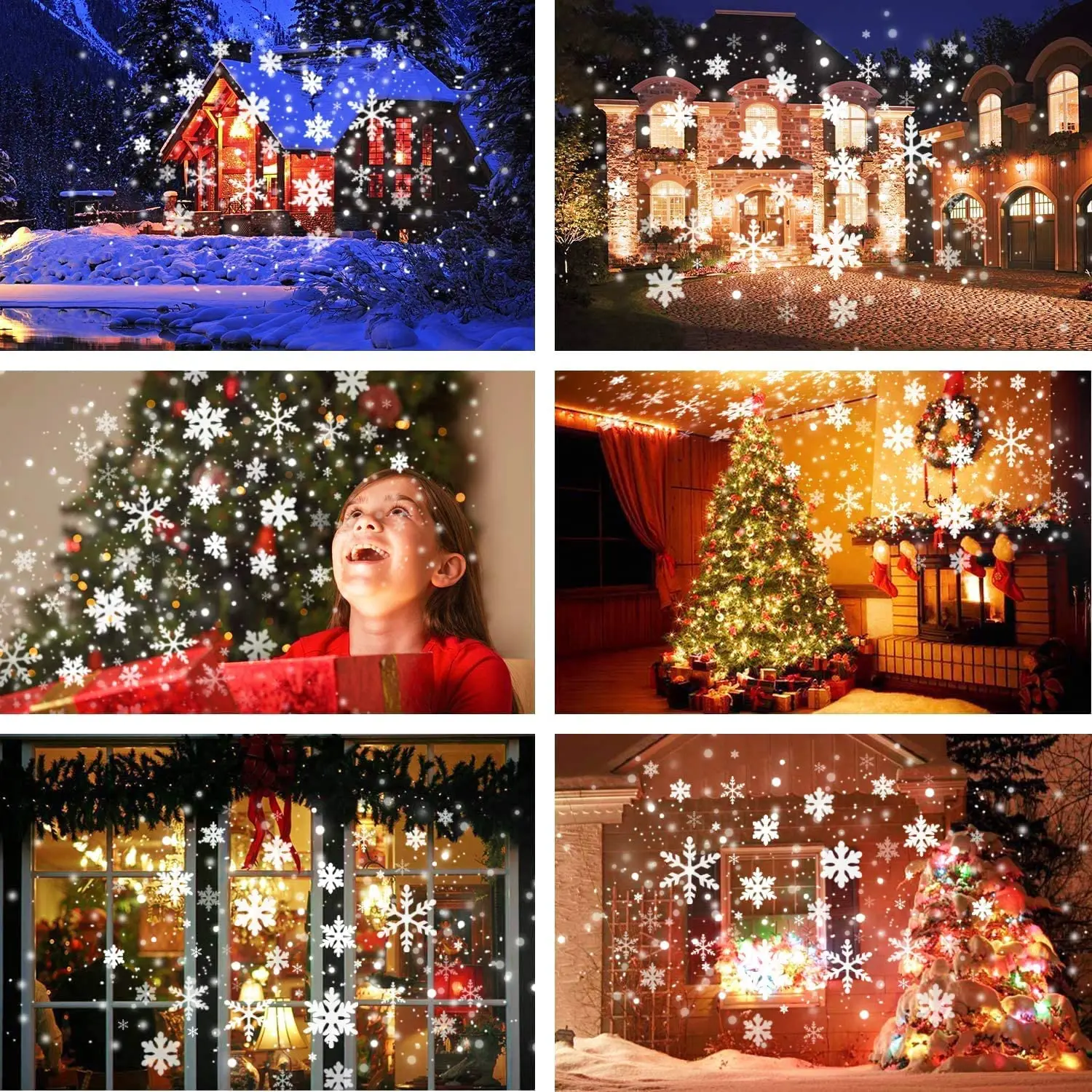 Snowflake Christmas laser projector,Christmas laser Christmas lights projector outdoor