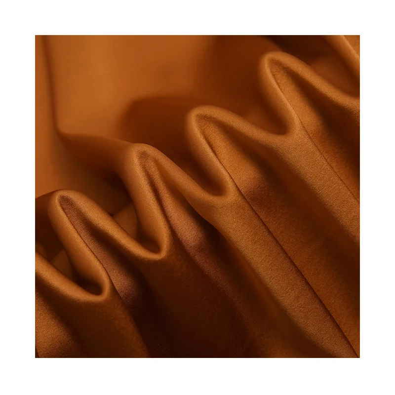 Non-toxic Snow Silk 100% Pure Mulberry Silk Fabric 16/19/22/25mm Plain Dyed Charmeuse Oeko Tex 100