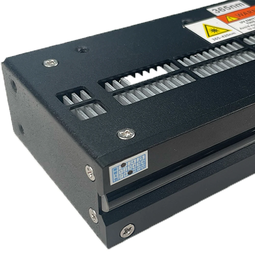 200*10mm High-Efficient 150W LED UV Curing Lamp Header 365nm Wavelength for UV Glue
