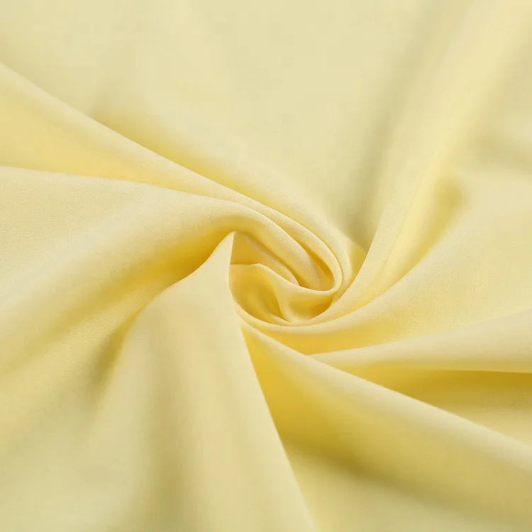 Summer solid color new quick-drying four way stretch T/R solid high quality custom fabric tshirt