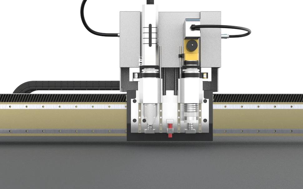 YIZHOU DRT CNC кожаный круглый нож вибрирующий Вибрация режущая головка приводной вращающийся