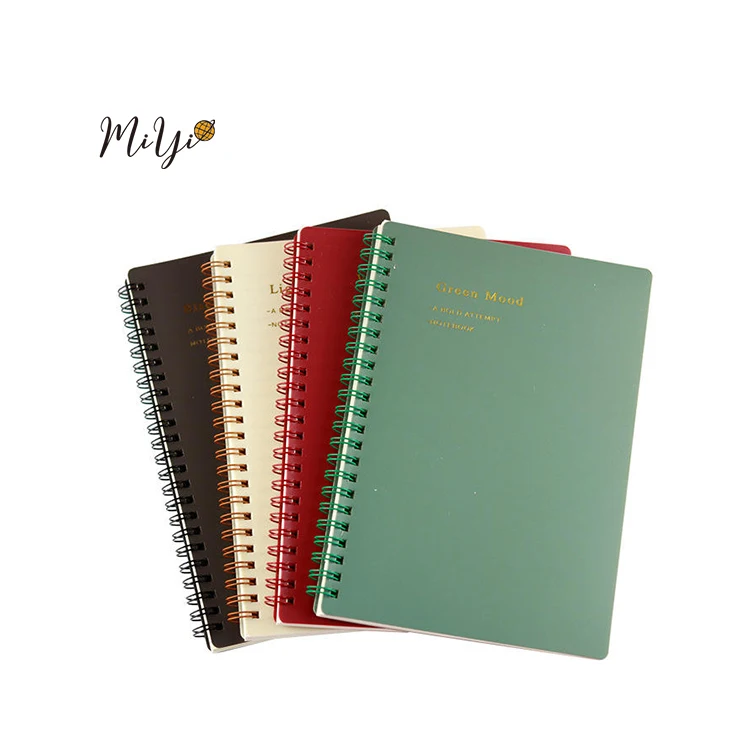 Wholesale Stationery Bulk planner  Sublimation Cheap Bound Hard Cover A5 Hardcover Binding Custom Spiral Notebook