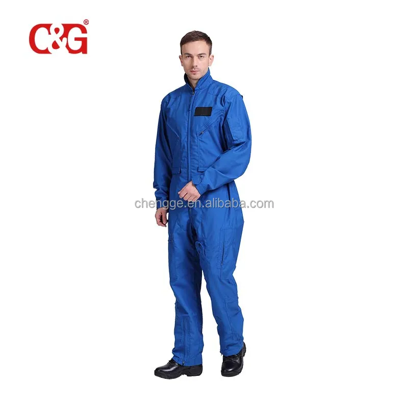 Flight Suit Nomex Royal Blue Coverall Uniform