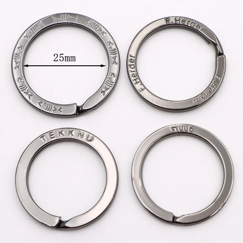 logo key ring hardware metal engraved wholesale engraved custom key rings with logo