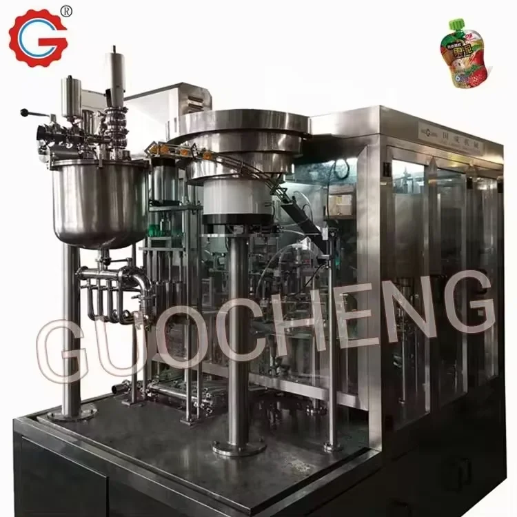 Marmalade Lemon Sauce Honey Spout Pouch Filling Machine Automatic Filling Machine