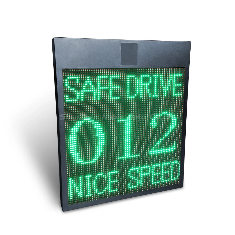 Radar Aware Speed Signs Customizable Screen Content Speed Beacon System