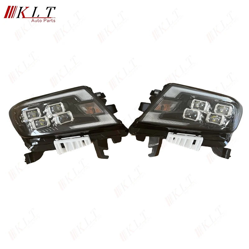 KLT high quality headlights ABS plastic pickup LED head light lamp for Nissan Navara NP300 2016-2021 Headlight headlamp