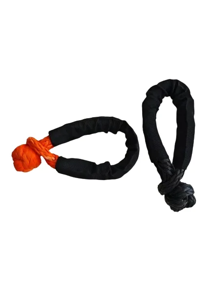 Cars synthetic winch rope recovery soft shackle for off road accessories