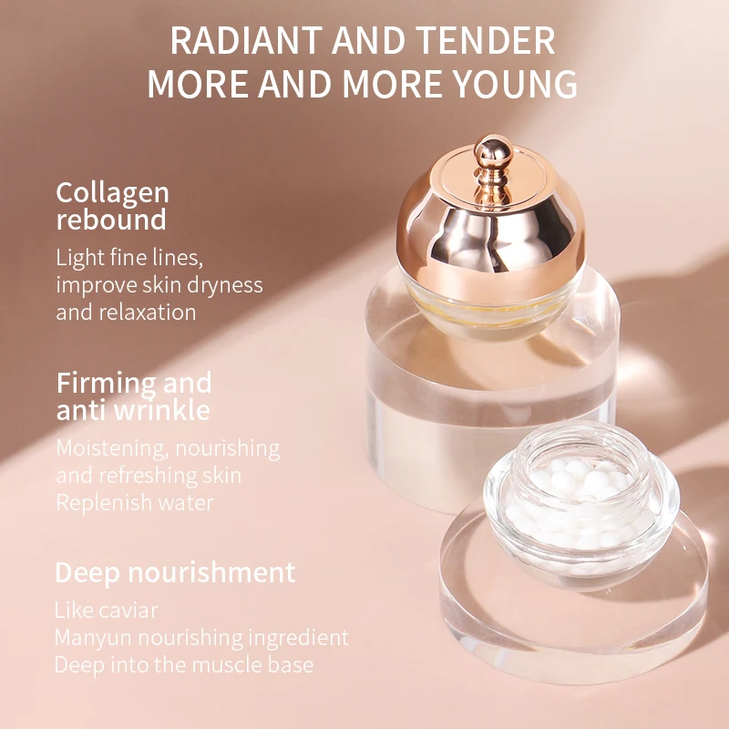 Private label Retinol Hyaluronic Acid anti wrinkle Moisturizer serum skin care face capsule face cream