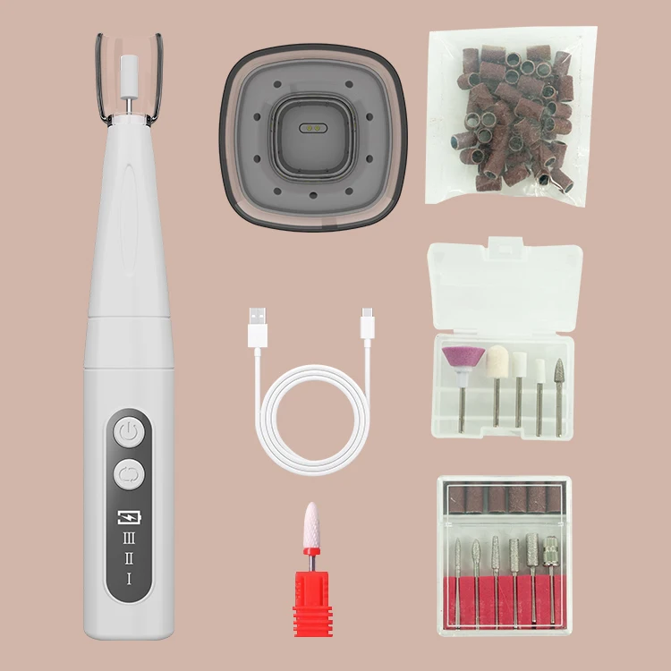 Machine Electric Professional Brushless Portable Rechargeable Set Cordless Nails Wireless Profesional Bit Pen For Nail Drill