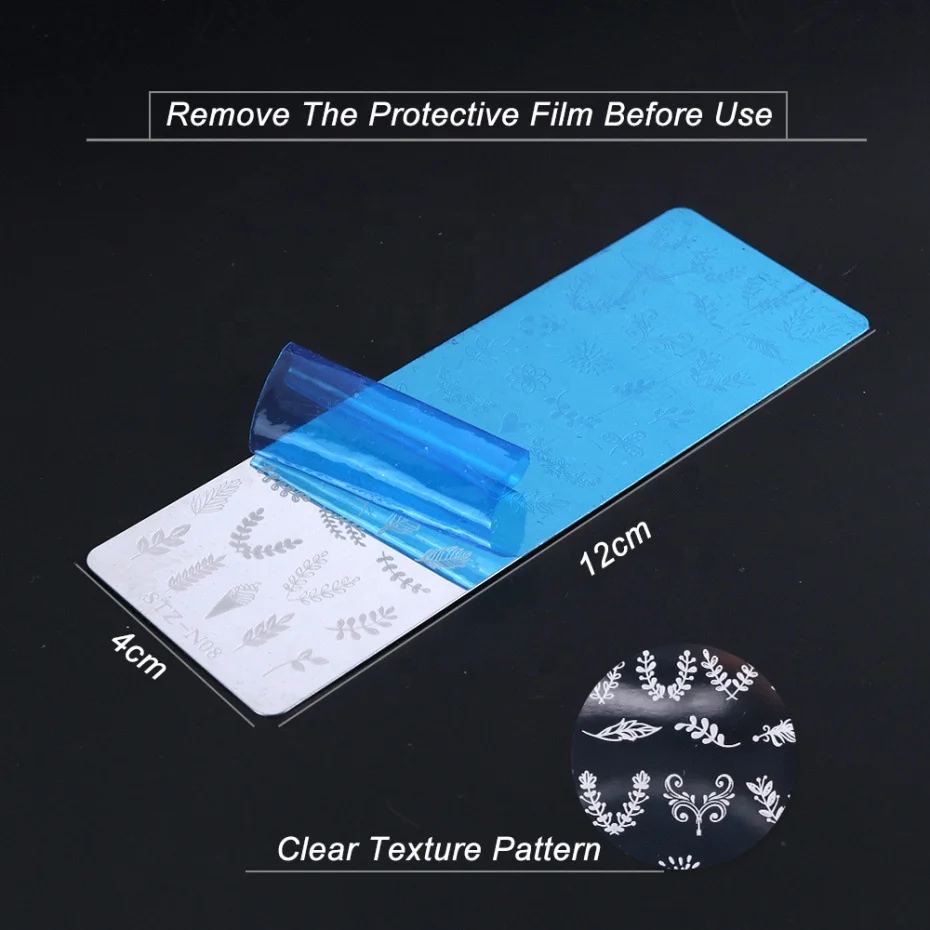 Nail Stamping Plate Mix Flower Butterfly Geometry Cartoon Designs Transfer Stencils Stamp Template for Printing Manicure Tools