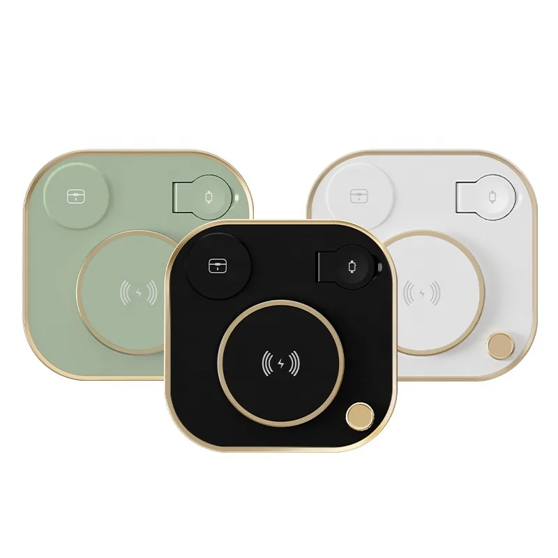 4 in 1 Multi function 15W Wireless charging for iPhone Watch wireless Charger with light