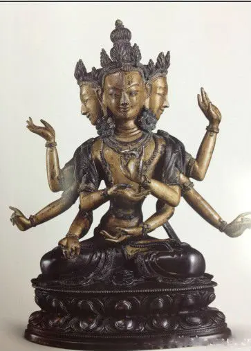 Shengye Sculpture Dojasenba Statue The Vajrayana Buddha statue of Tibetan Buddhism Purifies the bronze Buddha statue of India