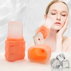 BPA free lift and tighten skin silicone ice massager facial Cooling Silicone Facial Ice Globes Face Cube