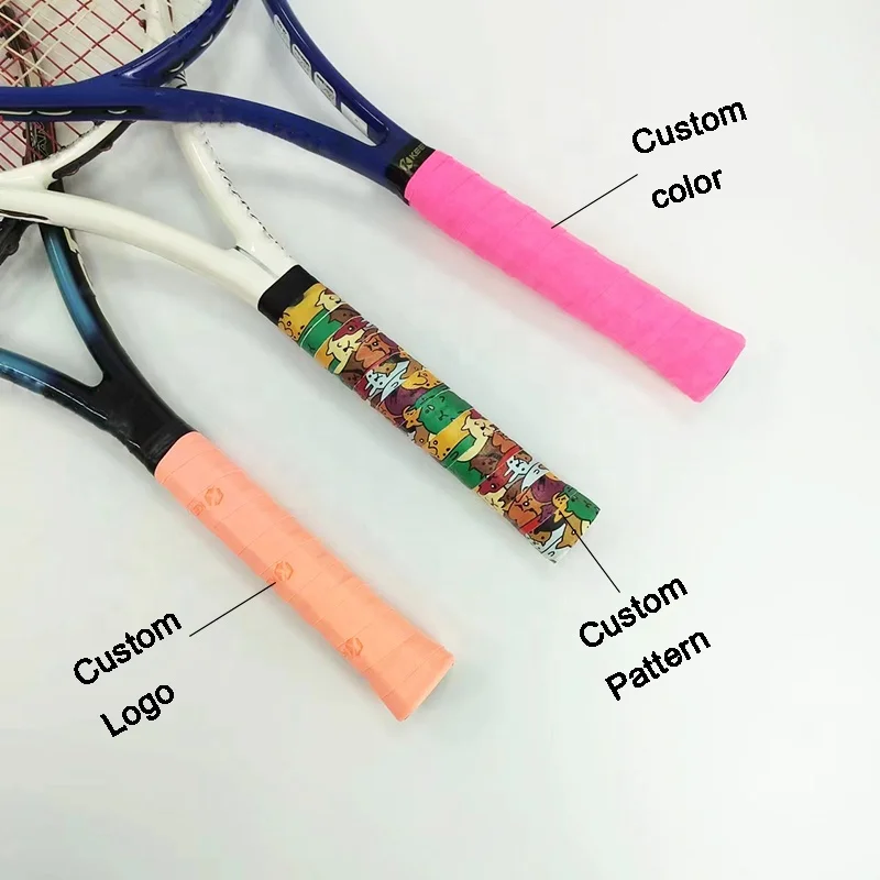 Factory Wholesale Price High Quality Pu Material Cartoon Badminton And Tennis Overgrip Tape