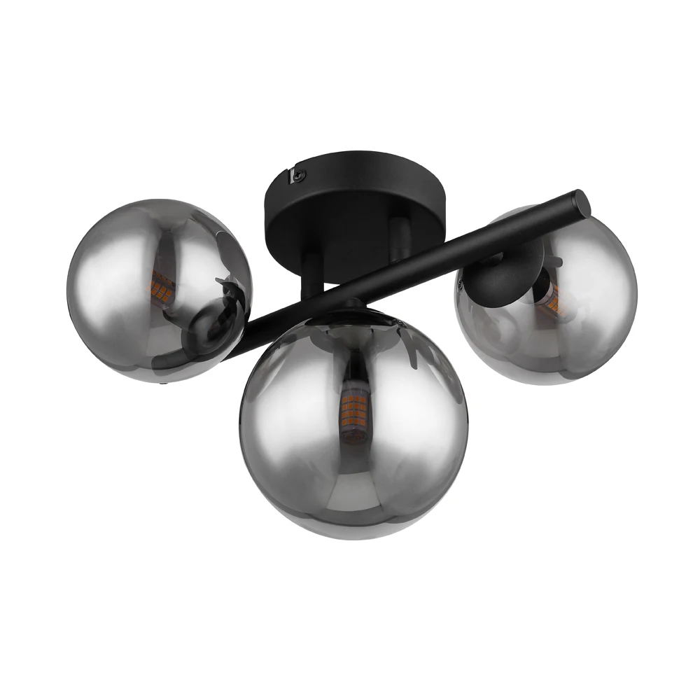 3 Bulbs 3000K Modern Home Magic Bean Glass Ball Chandelier Lighting Fixtures Chandeliers Living Room Bedroom Ceiling Chandelier