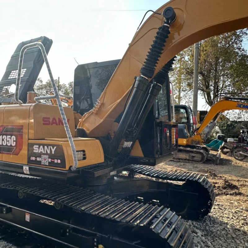 SANY Customized Hydraulic System Japan Imported Isuzu 4JJ1 Gear Bearing & Gearbox Core Components 10 Ton Operating Weight-SY135