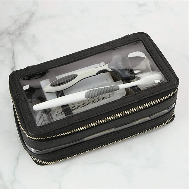 
Высокое качество ПВХ кожа сумки прозрачный мешок ПВХ сумки-косметички прозрачная упаковка 