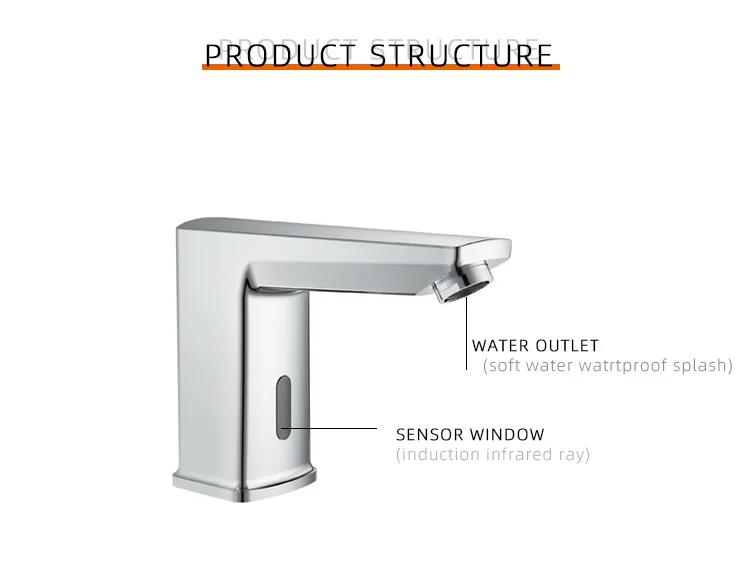 Cheap Single Cold Sensor Basin Faucet Tap with Rohs/ce