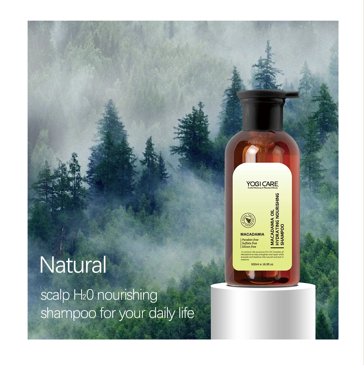 Low MOQ Sulfate Free Nourishing Anti-Frizz Shampoo Macadamia Oil Shampoo