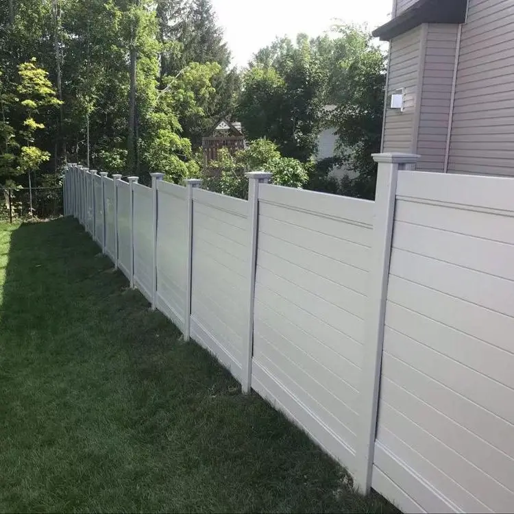 Wholesale Easy Maintain Outdoor Pvc Vinyl Plastic Privacy Fence For Garden