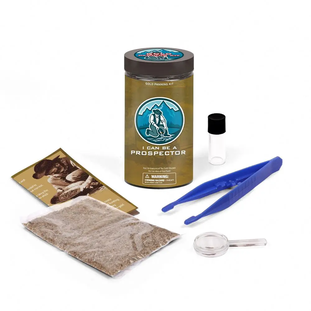 2021Hot Selling DIY ICANbe Gold Panning Kit for Sale Online Explore Kit Educational STEM Toys for Boys and Girls Gifts