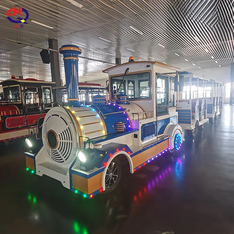 Kids and Adult Shopping Mall Amusement Park Rides Electric Tourist Trackless Train for Sale