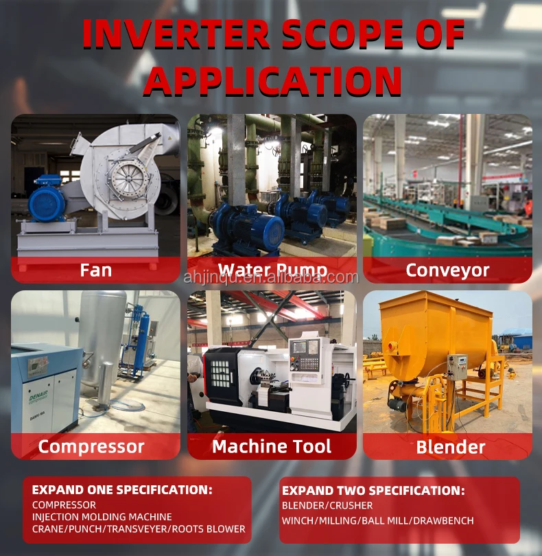 Hot Selling VFD 5.5kw 7.5kw Inverter 3 Phase Variable Speed Frequency AC Drive For Pump