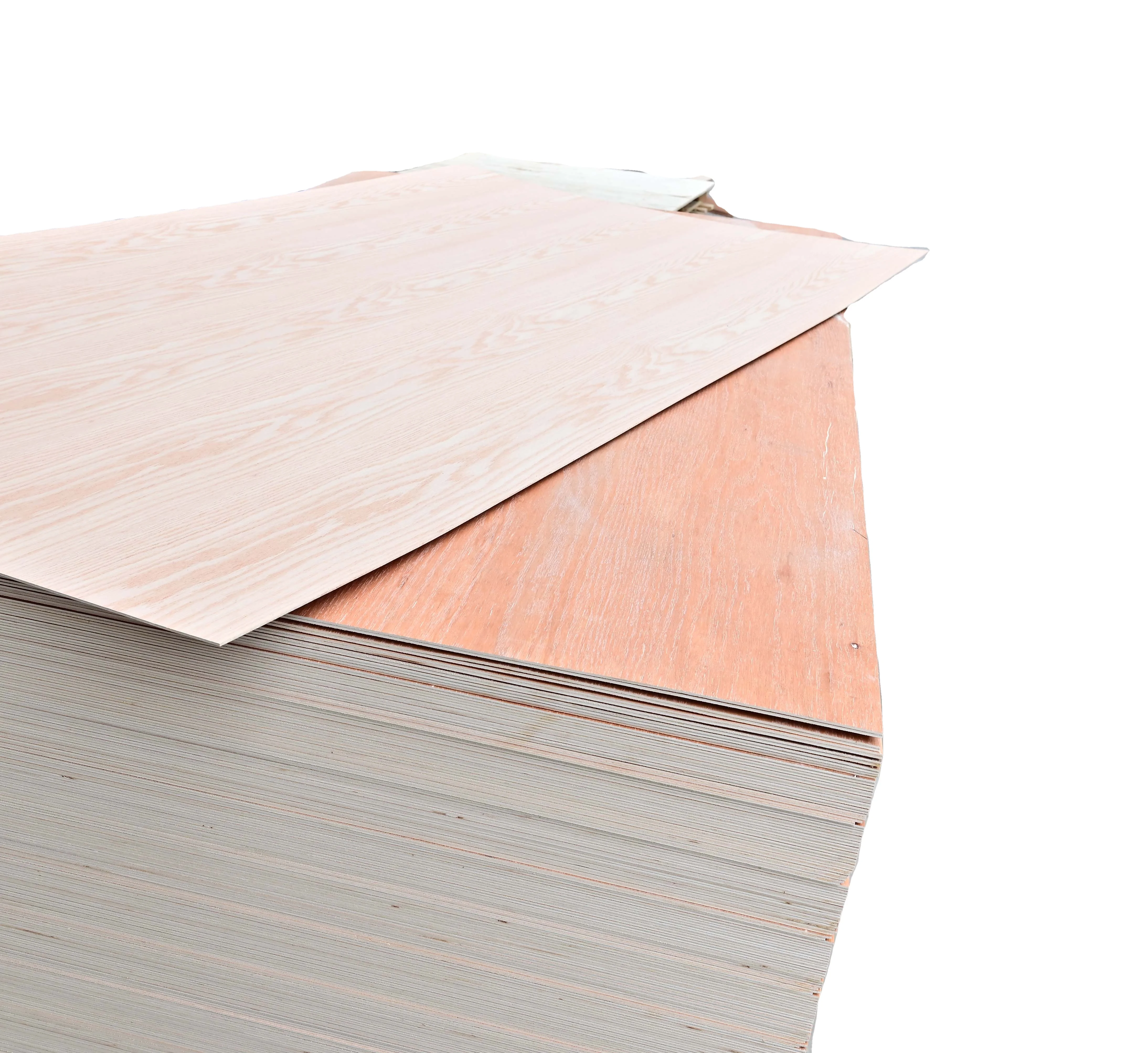 1-5mm 4x8 Natural or EV Decorative Veneered Ash, Oak, Sapele, Walnut, Teak Fancy Plywood Sheet