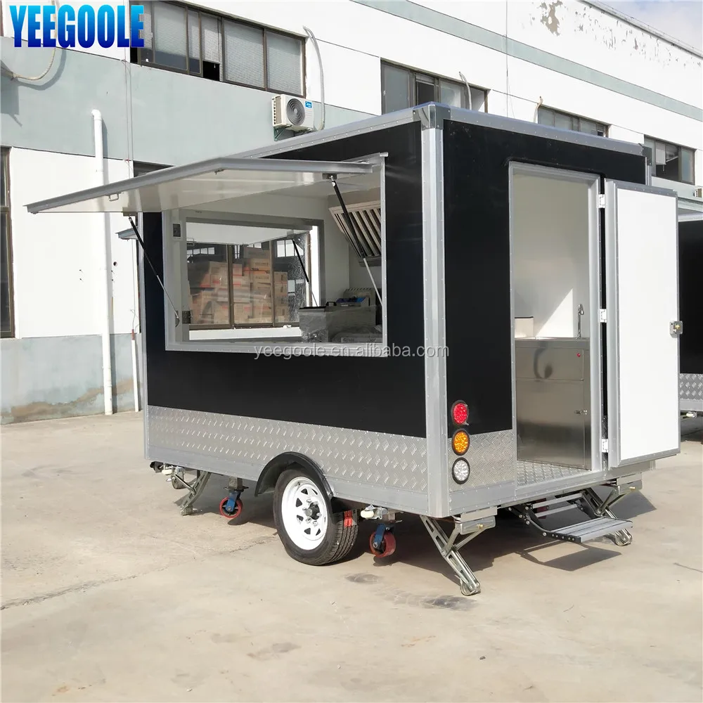 Food Vending Trailer Cars For Sale Mobile Restaurant Trailer fast Snack Trailer fast Food Carts Selling Food Truck CE