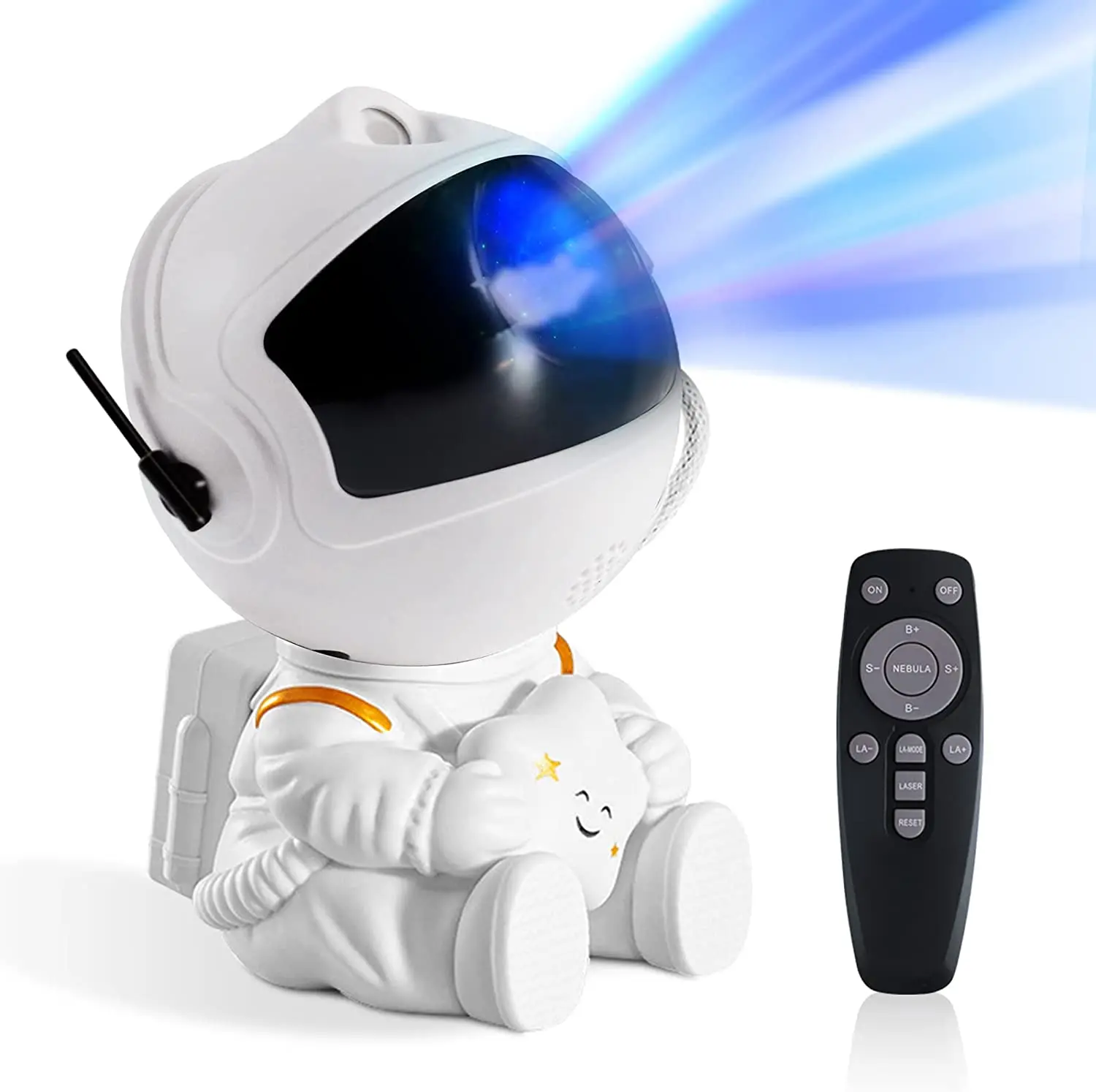 LED Astronaut Light Starry Sky Baby Constellations Lamp Star Aurora Night Light Factory Wholesale Remote Control Laser Projector