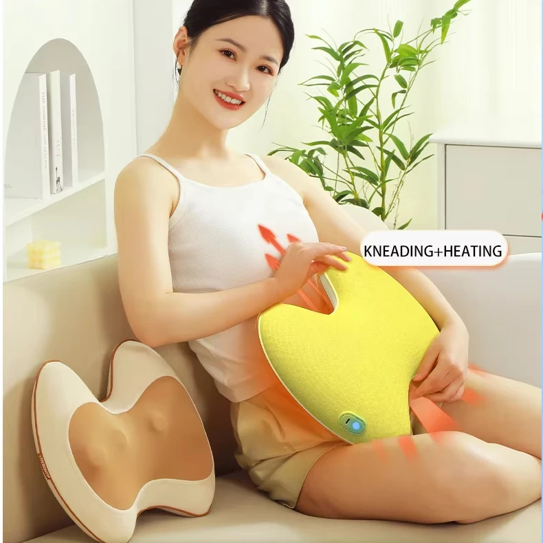 HEZHENG Top Ranking Product Kneading Back Massage Pillow Heating Relax Lumbar Vertebrae Massager Muscle Pain Relief Care Machine